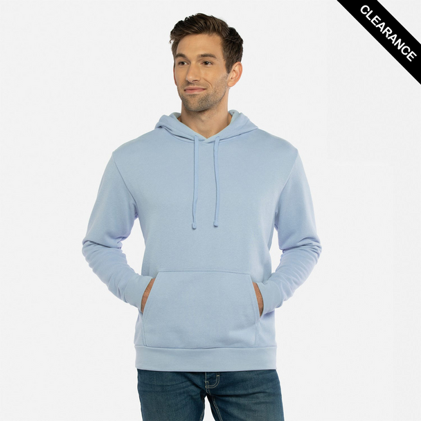 Clearance - Next Level 9304 Adult Sueded French Terry Pullover Sweatshirt | Stonewash Denim