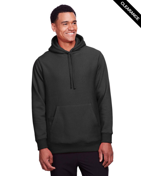 Clearance - Team 365 TT96 Adult Zone HydroSport Heavyweight Pullover Hooded Sweatshirt | Black
