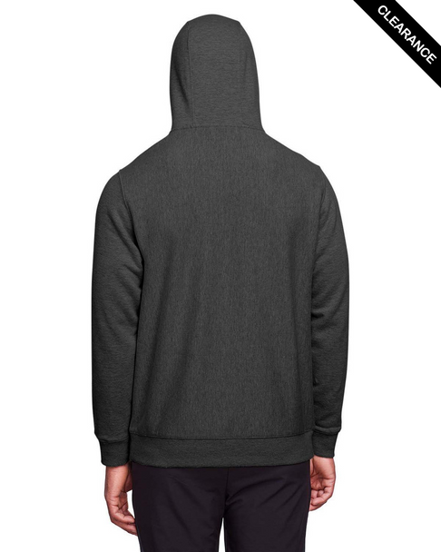 Clearance - Team 365 TT96 Adult Zone HydroSport Heavyweight Pullover Hooded Sweatshirt | Dark Grey Heather