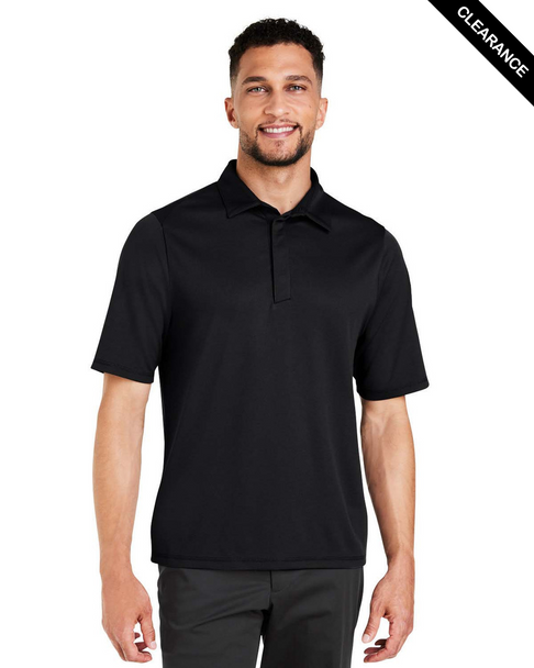 Clearance - North End NE110 Men's Revive coolcore® Polo Shirt | Black