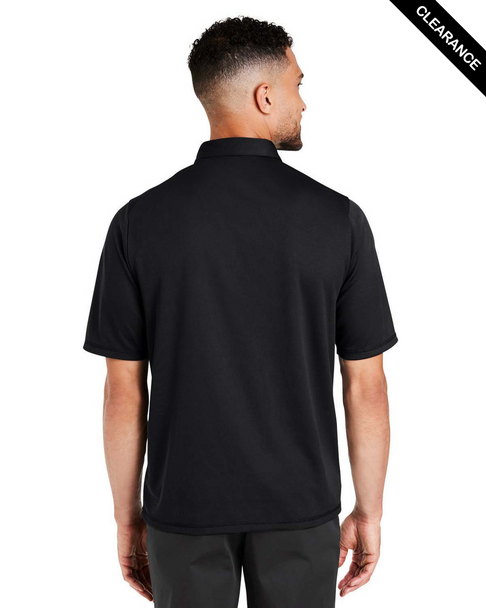 Clearance - North End NE110 Men's Revive coolcore® Polo Shirt | Black
