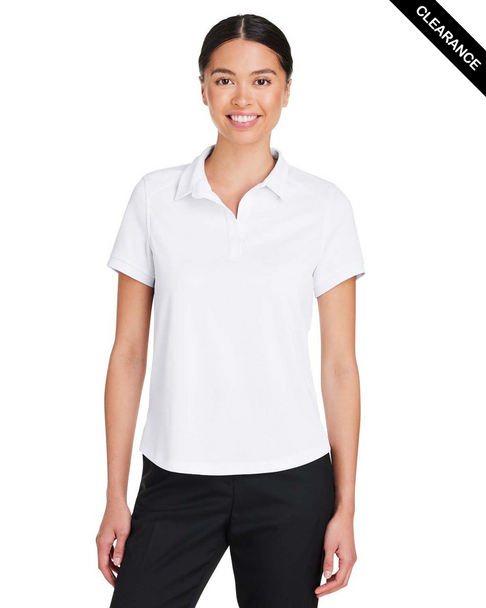 Clearance - North End NE112W Ladies' Express Tech Performance Polo | White