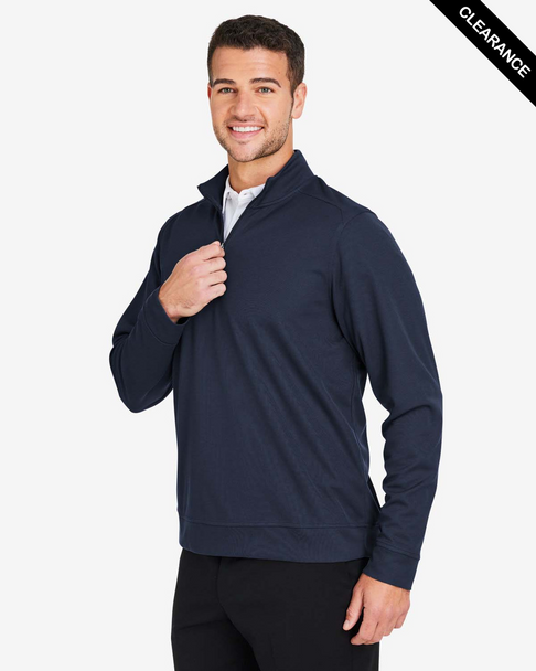 Clearance - North End NE412 Men's Express Tech Performance Quarter-Zip | Classic Navy