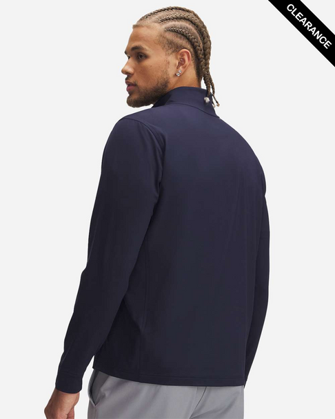 Clearance - Under Armour 1389864 Drive Quarter-Zip Pullover | Midnight Navy/ Castlerock