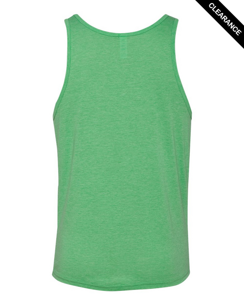 Clearance - Bella+Canvas 3480 Unisex Jersey Tank Top | Green Triblend