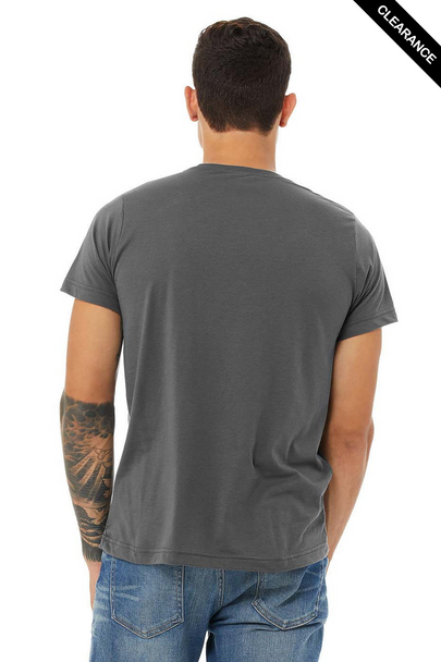 Clearance - 3650 Bella+Canvas Marble Poly Cotton Tee | Asphalt