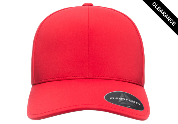 Clearance - Flexfit 180 DELTA® Seamless Cap | Red