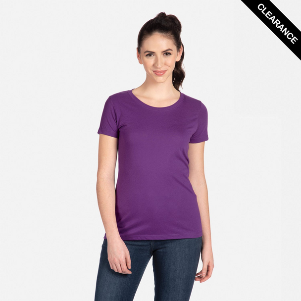 Clearance - Next Level 1510 Ladies' Ideal Short-Sleeve Crew Tee | Purple Rush