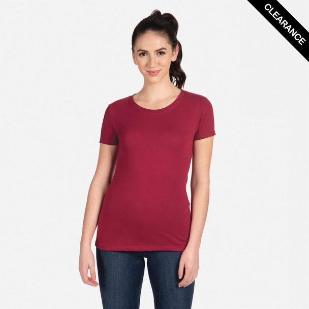 Clearance - Next Level 1510 Ladies' Ideal Short-Sleeve Crew Tee | Cardinal