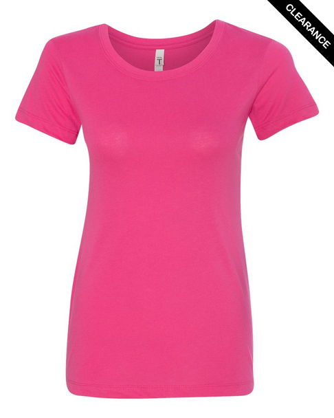 Clearance - Next Level 1510 Ladies' Ideal Short-Sleeve Crew Tee | Raspberry