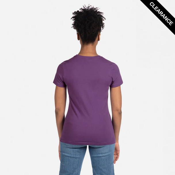 Clearance - Next Level 3900 Ladies' Tee | Purple Rush