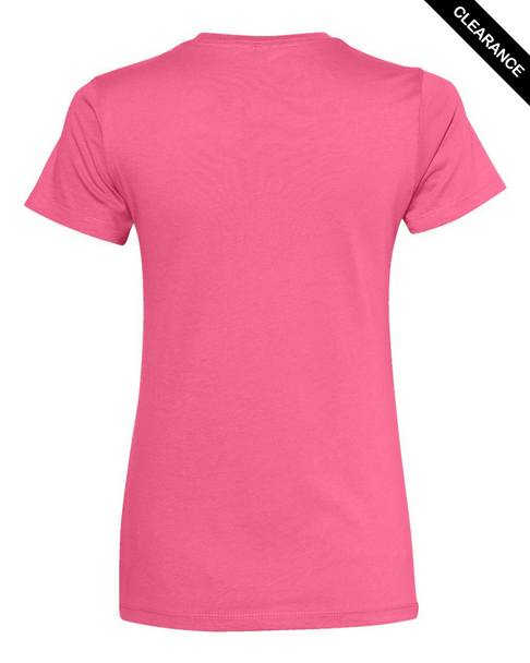 Clearance - Next Level 3900 Ladies' Tee | Hot Pink