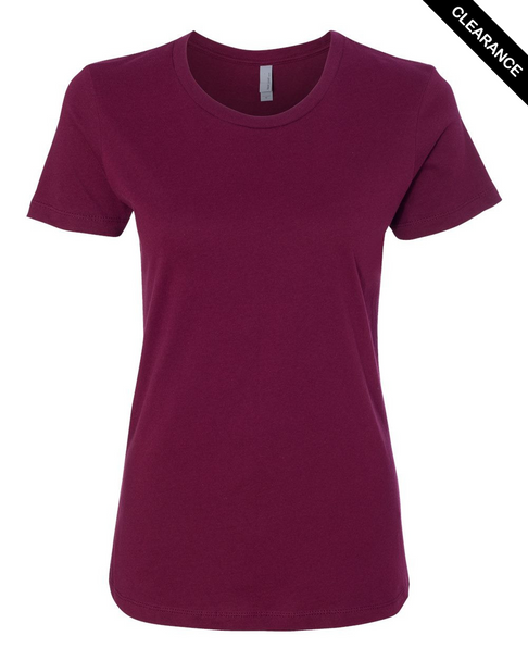 Clearance - Next Level 3900 Ladies' Tee | Maroon