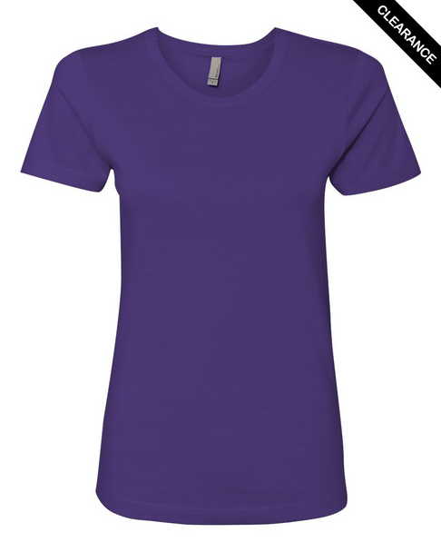 Clearance - Next Level 3900 Ladies' Tee | Purple Rush