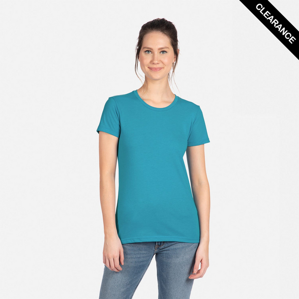 Clearance - Next Level 6610 CVC Crew Tee | Turquoise