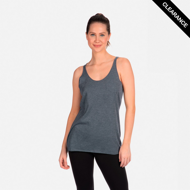 Clearance - Next Level 6733 Tri-Blend Racerback Tank Top | Indigo