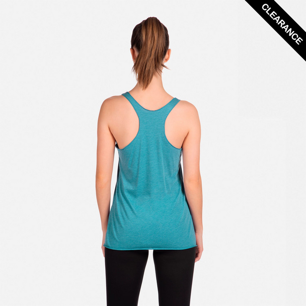 Clearance - Next Level 6733 Tri-Blend Racerback Tank Top | Vintage Turquoise