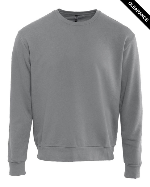 Clearance - Next Level Apparel 9003 Unisex Santa Cruz Sweatshirt | Lead Grey