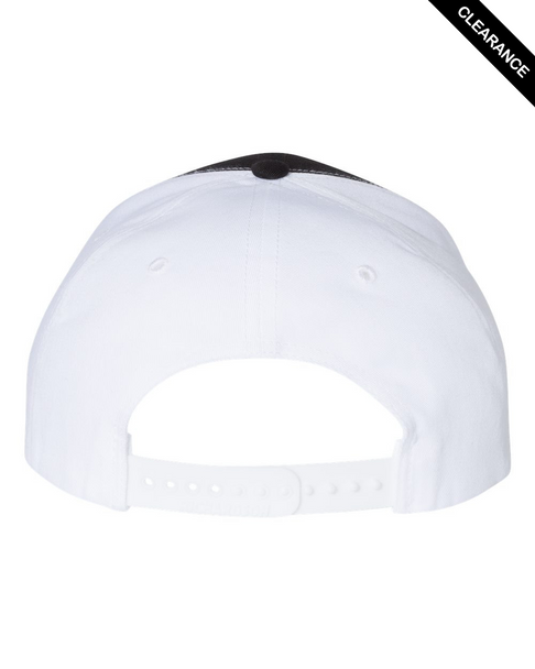 Clearance - Richardson 312  Twill Back Trucker Hat | Black/ White