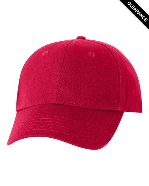 Clearance - Valucap VC600 Chino Hat | Red