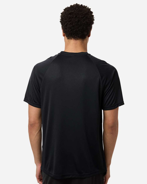TT11HN Team 365 Men's Zone Performance Henley | Black
