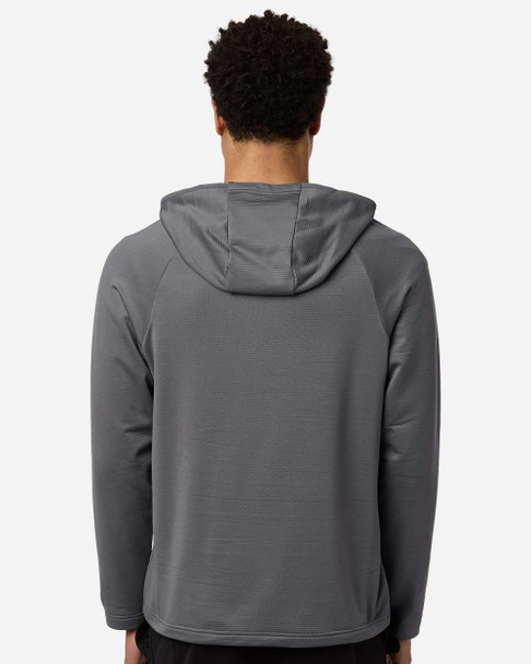 Team 365 TT200 Men's Qualify Quarter-Zip Hooded Pullover| Sport Graphite