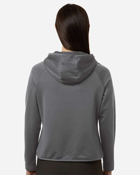 Team 365 TT200W Women's Qualify Quarter-Zip Hooded Pullover | Sport Graphite