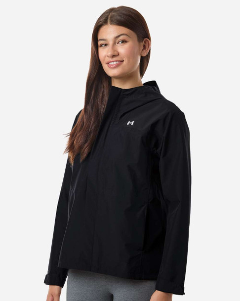 Under Armour 6009571 Women's Cloudstrike Jacket | Black/ White