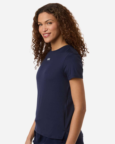 Under Armour 6010870 Women’s Vanish T-Shirt | Midnight Navy/ White