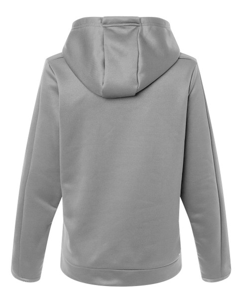 Under Armour 6010943 Women's Armour Fleece Pro Hooded Sweatshirt | Mod Grey/ White