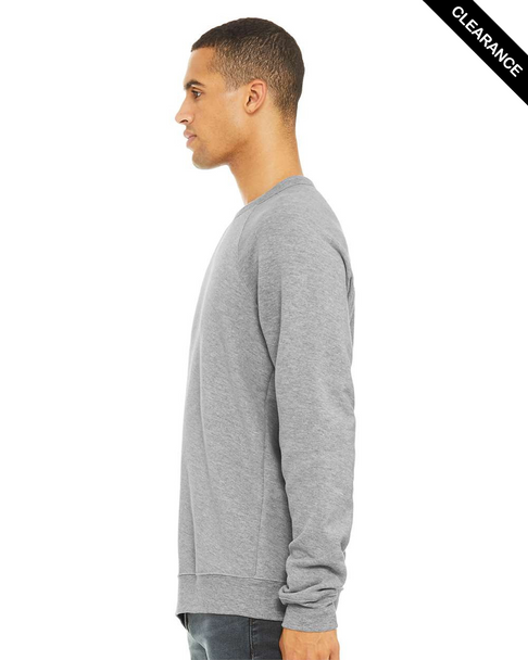 Clearance - Bella+Canvas 3901 Sponge Fleece Mock Neck Sweatshirt | Athletic Heather