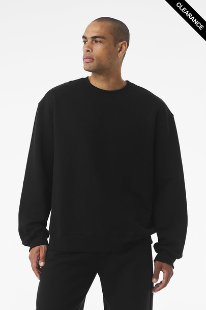 Clearance - BELLA + CANVAS 4711 10 oz. Heavyweight Sweatshirt | Black