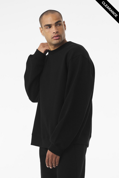 Clearance - BELLA + CANVAS 4711 10 oz. Heavyweight Sweatshirt | Black