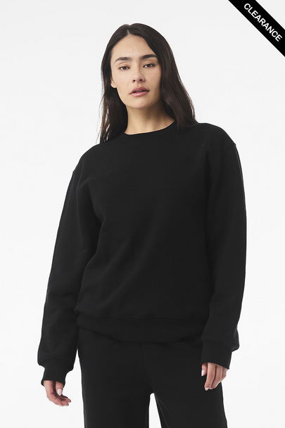Clearance - BELLA + CANVAS 4711 10 oz. Heavyweight Sweatshirt | Black