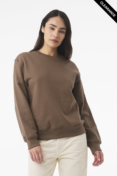 Clearance - BELLA + CANVAS 4711 10 oz. Heavyweight Sweatshirt | Vintage Brown