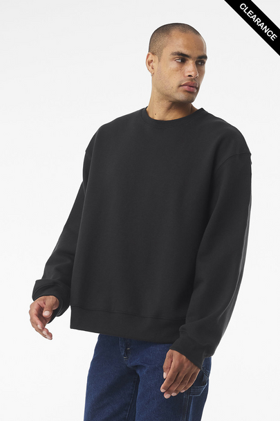 Clearance - BELLA + CANVAS 4711 10 oz. Heavyweight Sweatshirt | Vintage Black