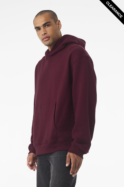 Clearance - BELLA + CANVAS 4719 10 oz. Heavyweight Hoodie | Maroon
