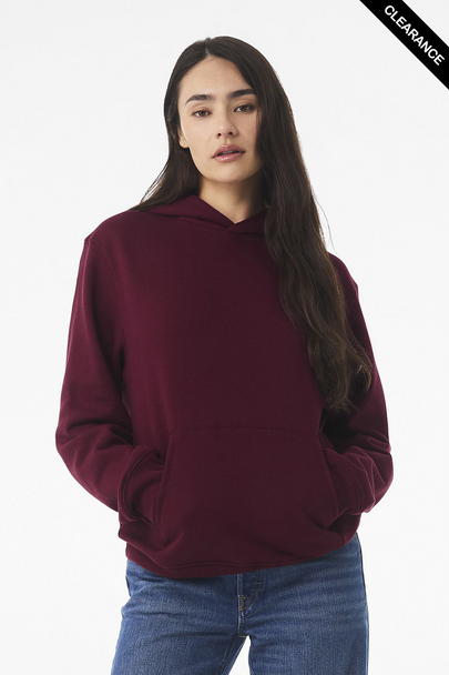 Clearance - BELLA + CANVAS 4719 10 oz. Heavyweight Hoodie | Maroon