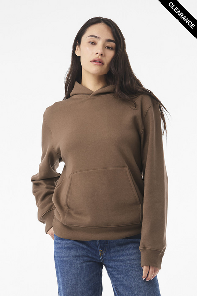 Clearance - BELLA + CANVAS 4719 10 oz. Heavyweight Hoodie | Vintage Brown