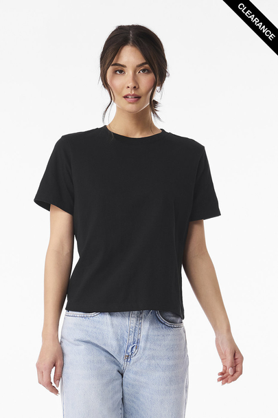 Clearance - BELLA + CANVAS 6110  Women's 6 oz Heavyweight Tee | Vintage Black