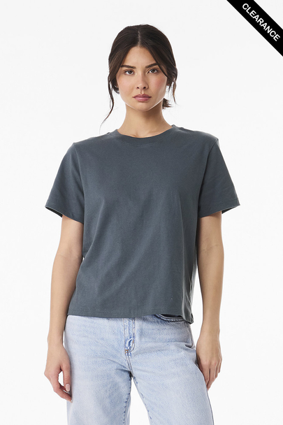 Clearance - BELLA + CANVAS 6110  Women's 6 oz Heavyweight Tee | Vintage Navy