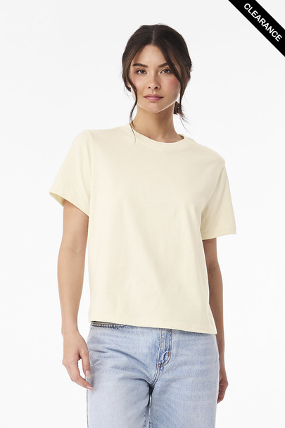 Clearance - BELLA + CANVAS 6110  Women's 6 oz Heavyweight Tee | Natural