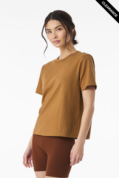 Clearance - BELLA + CANVAS 6110  Women's 6 oz Heavyweight Tee | Toast