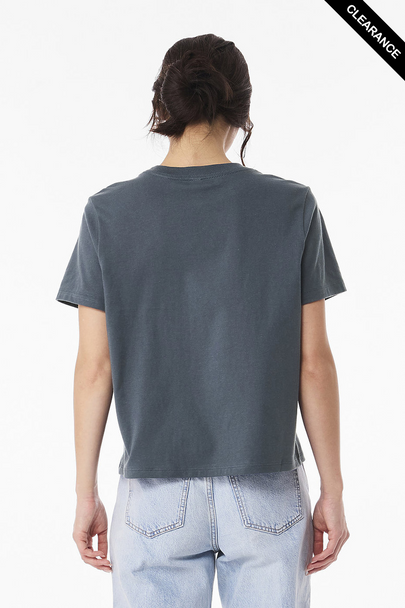 Clearance - BELLA + CANVAS 6110  Women's 6 oz Heavyweight Tee | Vintage Navy