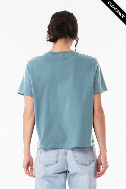 Clearance - BELLA + CANVAS 6110  Women's 6 oz Heavyweight Tee | Vintage Denim