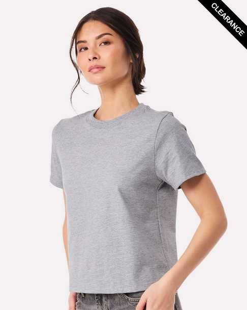 Clearance - BELLA + CANVAS 6110  Women's 6 oz Heavyweight Tee | Athletic Heather