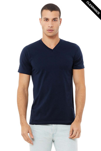 Clearance - Bella+Canvas 3005 Unisex Jersey V-Neck Short Sleeve Tee | Navy