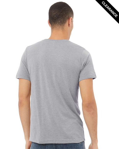 Clearance - Bella+Canvas 3413 Tri-Blend Short Sleeve | Athletic Grey Triblend