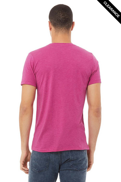 Clearance - Bella+Canvas 3413 Tri-Blend Short Sleeve | Berry Triblend