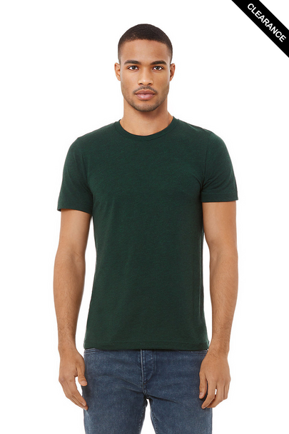 Clearance - Bella+Canvas 3413 Tri-Blend Short Sleeve | Emerald Triblend